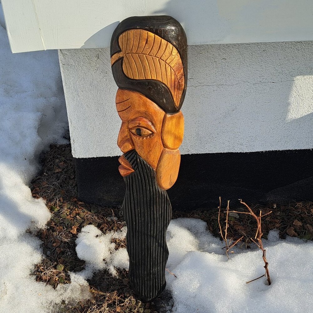 Vintage Wall Mask From the Caribbean